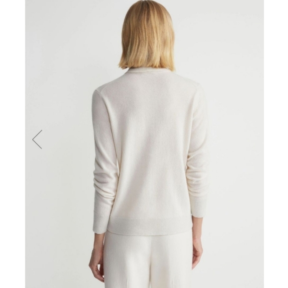 Lafayette 148 Signature Cashmere Blue Turtleneck Women’s Sweater Large $698 - Picture 9 of 13